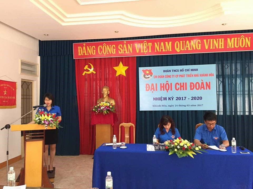Đại hội chi Đoàn Công ty CP phát triển nhà Khánh Hòa.