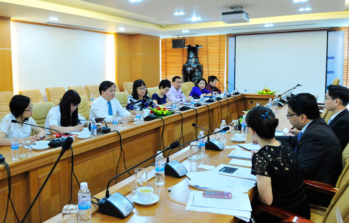 Toàn cảnh buổi làm việc giữa đại diện VietinBank và S&P