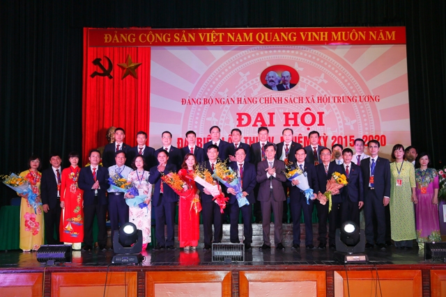 Ban Chấp hành Đảng bộ Ngân hàng CSXHTW nhiệm kỳ 2015 - 2020.