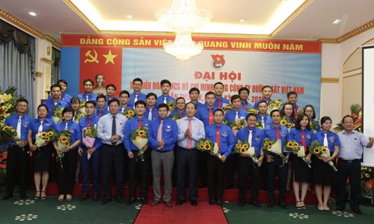 Ban Chấp hành Đoàn TNCS Hồ Chí Minh Tổng công ty Đường sắt Việt Nam  khóa XIV, nhiệm kỳ 2017 – 2022 ra mắt tại Đại hội