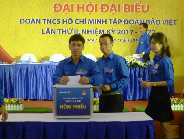 Đại hội bỏ phiếu bầu Ban chấp hành khóa II