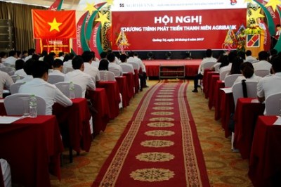 Hội nghị Chương trình phát triển thanh niên Agribank 2017. 