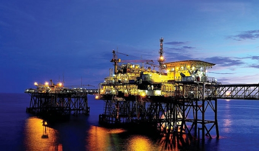 Giàn công nghệ Trung tâm số 2 mỏ Bạch Hổ