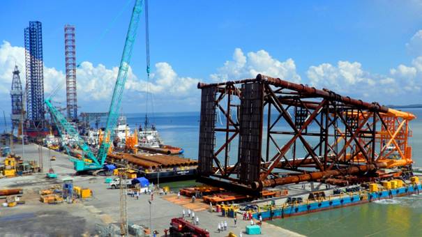 Hoạt động trên công trường PTSC MC