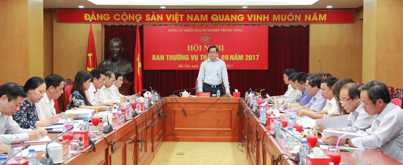 Đồng chí Phạm Viết Thanh – Bí thư Đảng ủy Khối chủ trì Hội nghị.