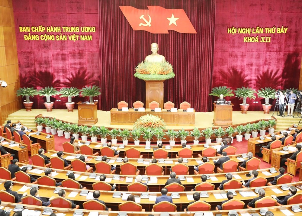 Toàn cảnh phiên bế mạc Hội nghị.