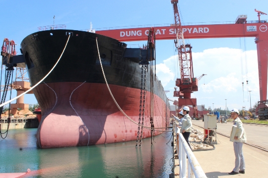 FSO Chí Linh sau khi được sửa chữa tại DQS