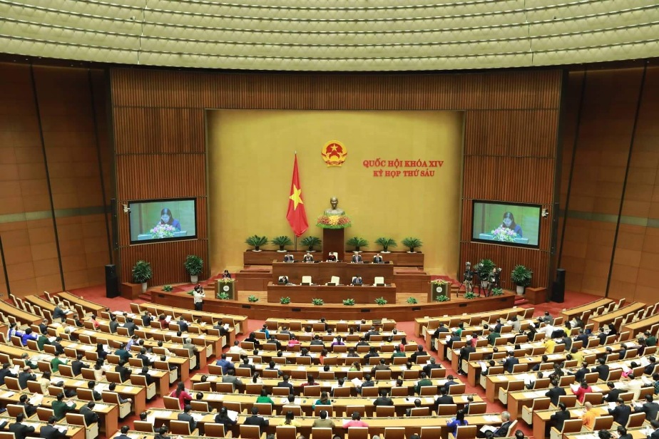 Toàn cảnh phiên bế mạc Kỳ họp.