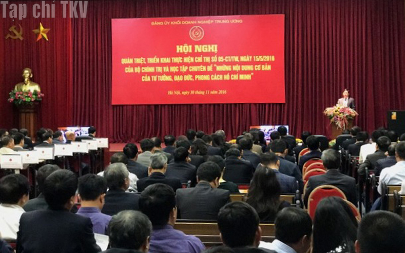 Đảng ủy Khối Doanh nghiệp Trung ương tổ chức Hội nghị quán triệt, triển khai Chỉ thị 05-CT/TW của Bộ Chính trị về 