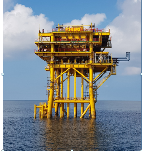 Giàn khai thác CTC1-WHP mỏ Cá Tầm.