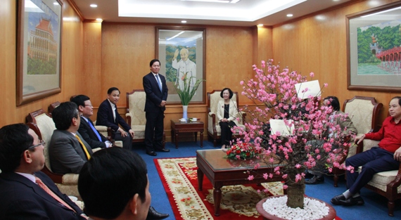 Đồng chí Phạm Viết Thanh - Bí thư Đảng ủy Khối Doanh nghiệp Trung ương phát biểu tại Hội nghị