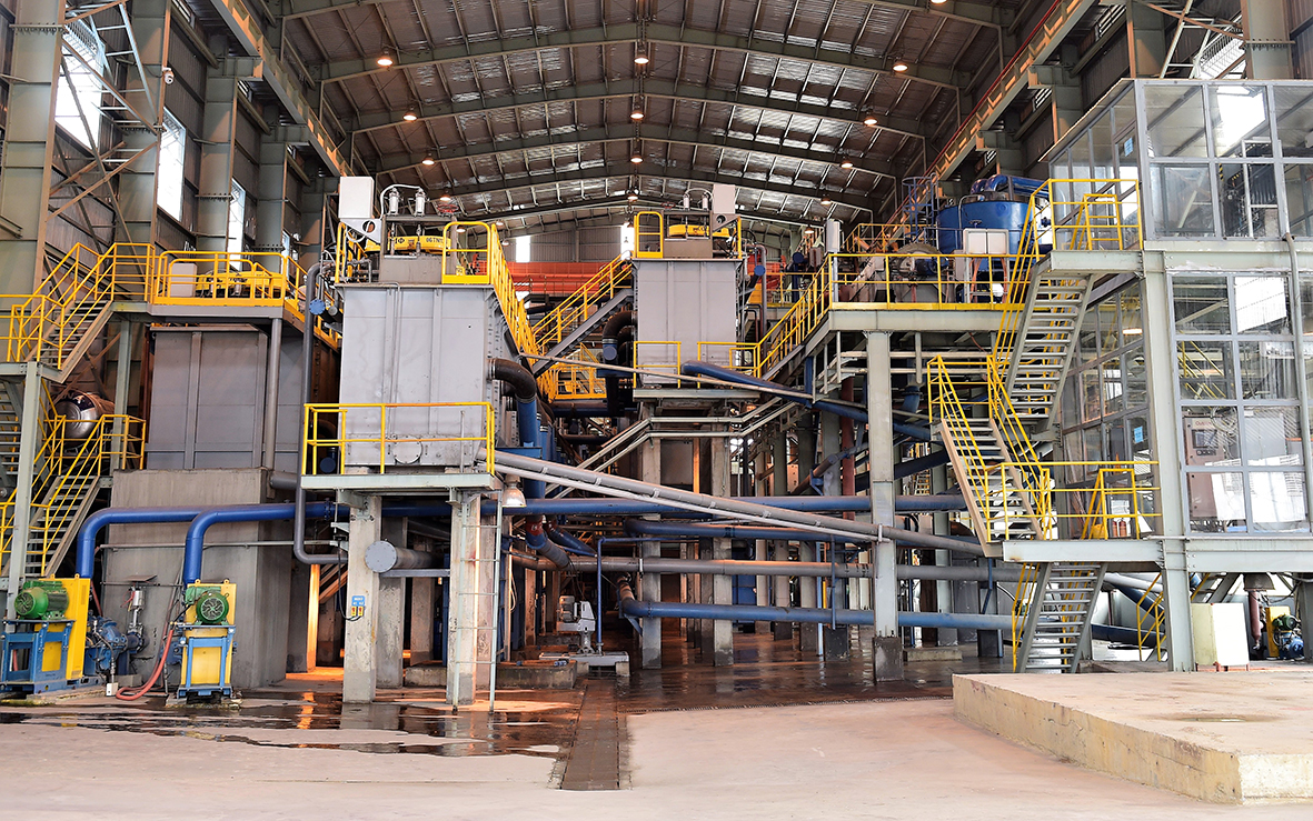 Nhà máy tuyển đồng số 2 có công suất khai thác 2,5 triệu tấn quặng nguyên khai/năm.