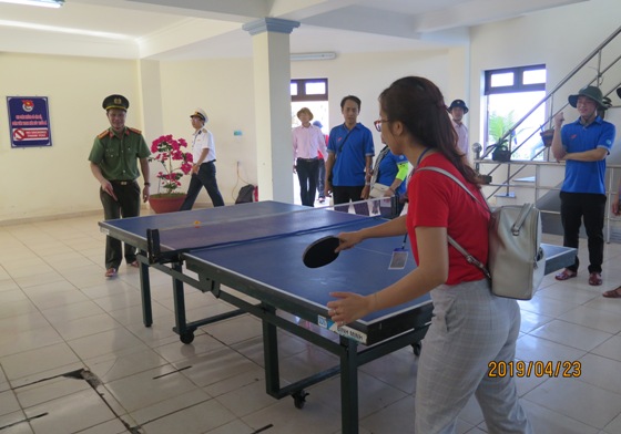 Nhà văn hóa đa năng trên đảo Đá Lớn C.