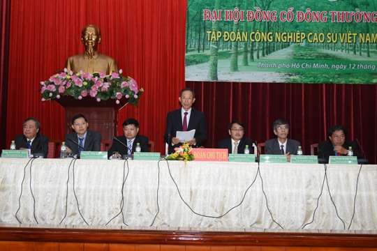 Ông Trần Ngọc Thuận - Chủ tịch HĐQT VRG phát biểu tại Hội nghị.