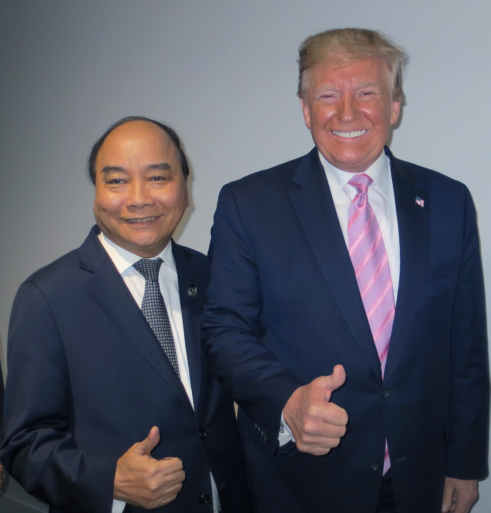 Thủ tướng Nguyễn Xuân Phúc và Tổng thống Hoa Kỳ Donald Trump.