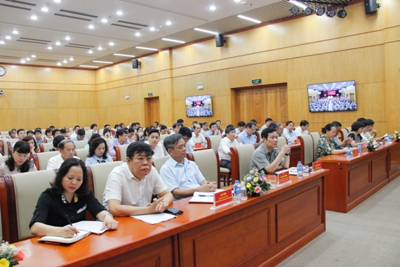 Các đại biểu tham dự Hội nghị sơ kết công tác 6 tháng đầu năm, triển khai nhiệm vụ 6 tháng cuối năm 2019.