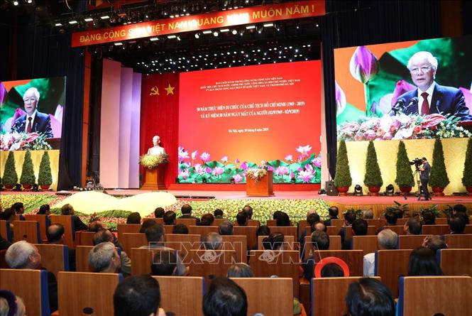 Quang cảnh buổi lễ. 