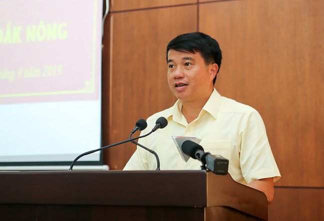 Đồng chí Y Thanh Hà Niê Kđăm - Bí thư Đảng ủy Khối DNTW chủ trì Hội nghị.