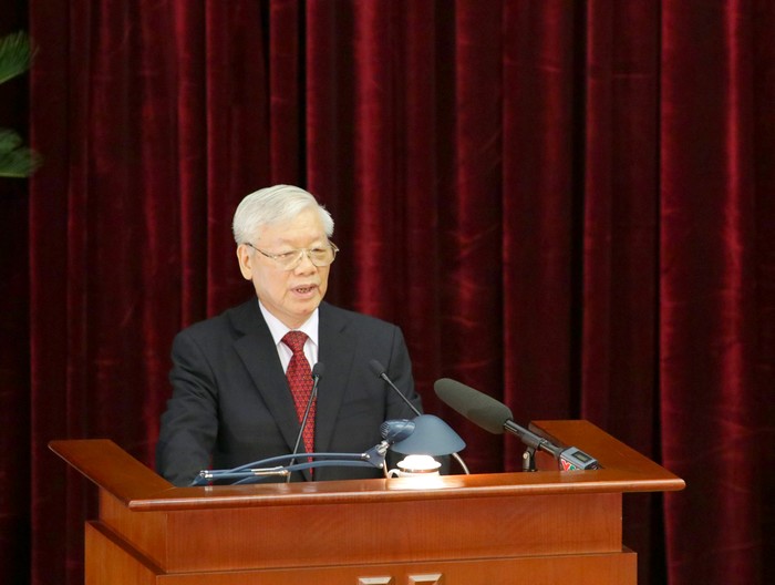 Tổng Bí thư, Chủ tịch nước Nguyễn Phú Trọng phát biểu khai mạc Hội nghị