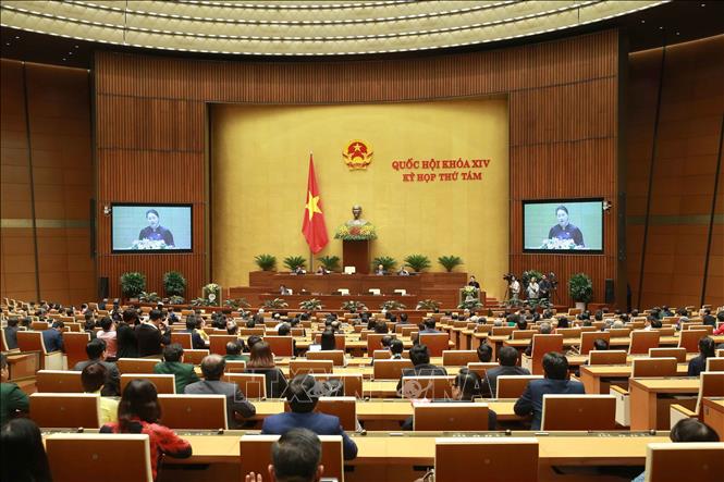 Quang cảnh Bế mạc kỳ họp.