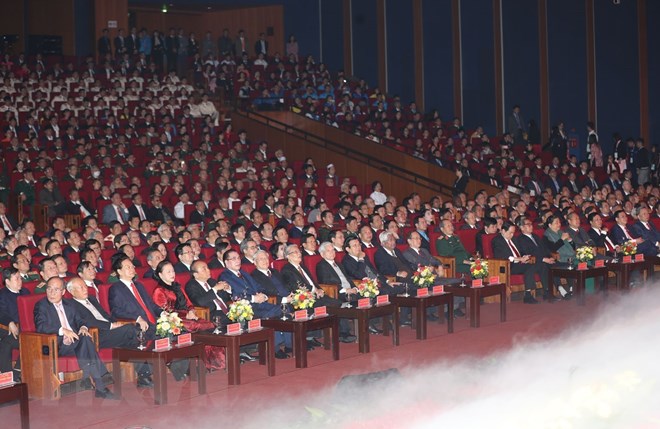 Các đại biểu dự Lễ kỷ niệm.