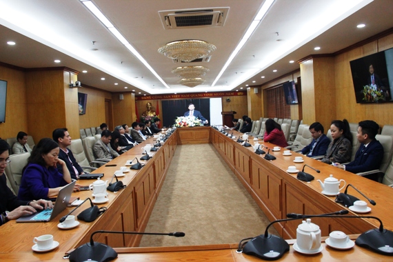 Điểm cầu tại Đảng ủy Khối Doanh nghiệp Trung ương