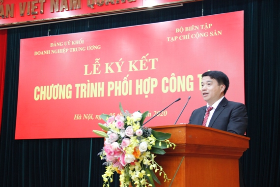 Đồng chí Y Thanh Hà Niê Kđăm, Ủy viên dự khuyết Ban Chấp hành Trung ương Đảng, Bí thư Đảng ủy Khối nhấn mạnh nội dung cần thực hiện tốt trong năm 2020 của hai cơ quan