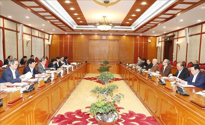 Quang cảnh cuộc họp.