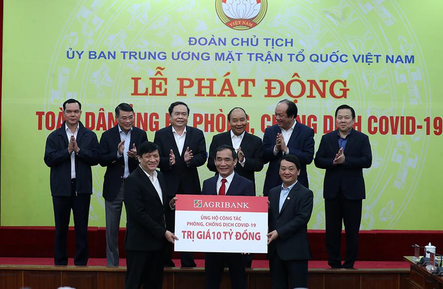 Phát huy trách nhiệm xã hội, Agribank tích cực tham gia ủng hộ nhiều hoạt động vì cộng đồng.