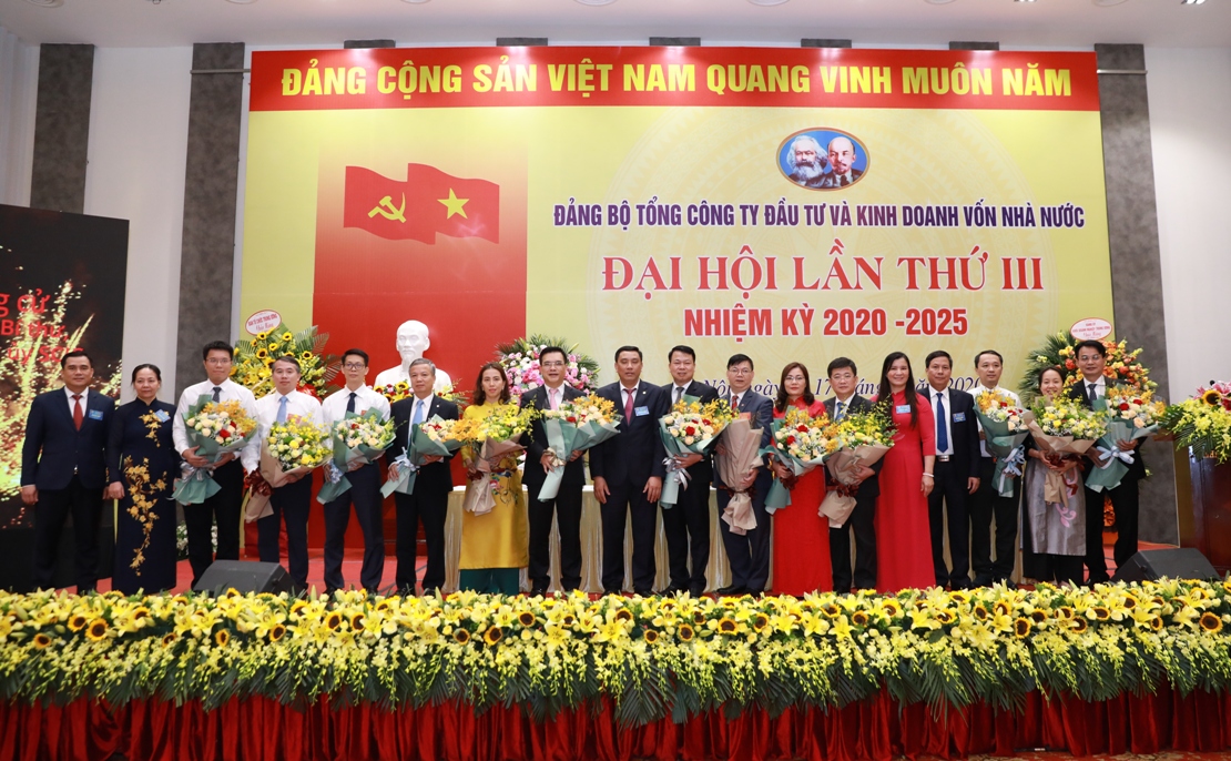 Ban Chấp hành Đảng bộ SCIC nhiệm kỳ 2020-2025 ra mắt Đại hội.