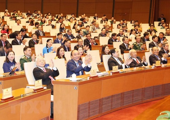 Các đại biểu dự phiên bế mạc.