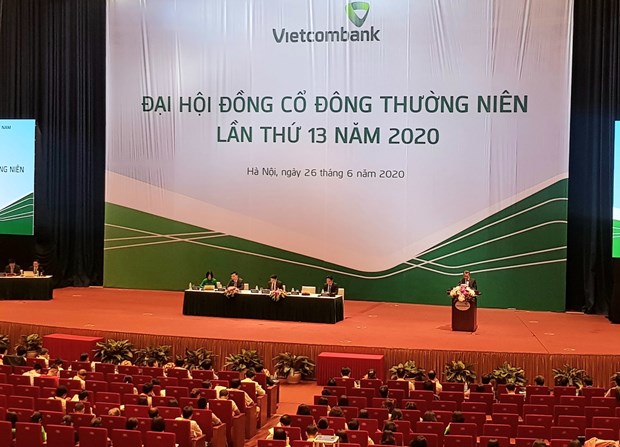 Quang cảnh tại Đại hội cổ đông Vietcombank. 