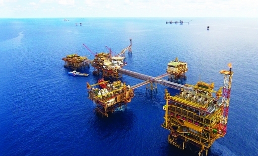 Giàn công nghệ trung tâm số 2 - mỏ Bạch Hổ.