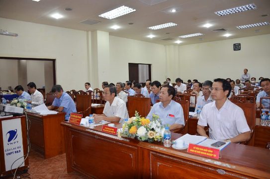 Quang cảnh hội nghị tại điểm cầu TP.HCM.