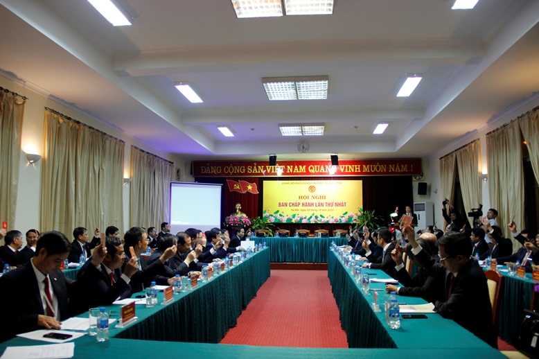 Hội nghị lần thứ nhất Ban Chấp hành Đảng bộ Khối nhiệm kỳ 2020 – 2025 .