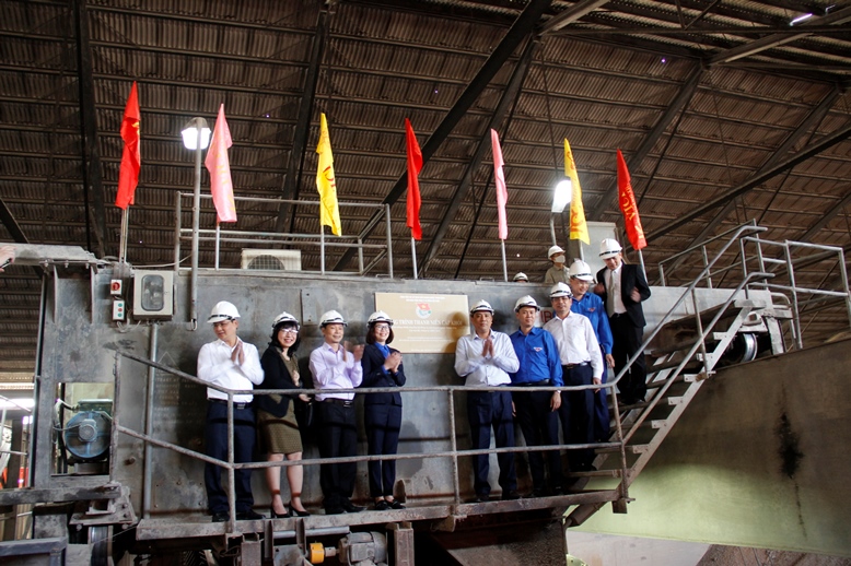 Công trình “Cải tạo cầu xúc dây chuyền Hoàng Thạch 1”.