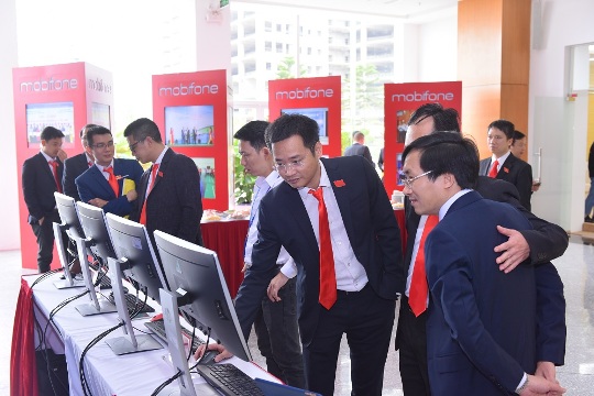 Công trình chuyển đổi số trong vận hành, điều hành khai thác mạng tại Đại hội Đảng bộ MobiFone.