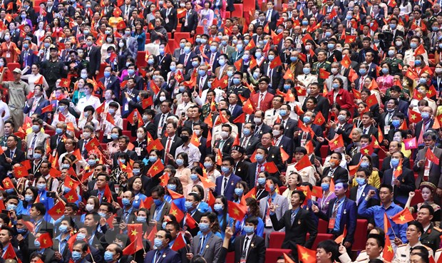 Các đại biểu dự Đại hội Thi đua yêu nước lần thứ X.