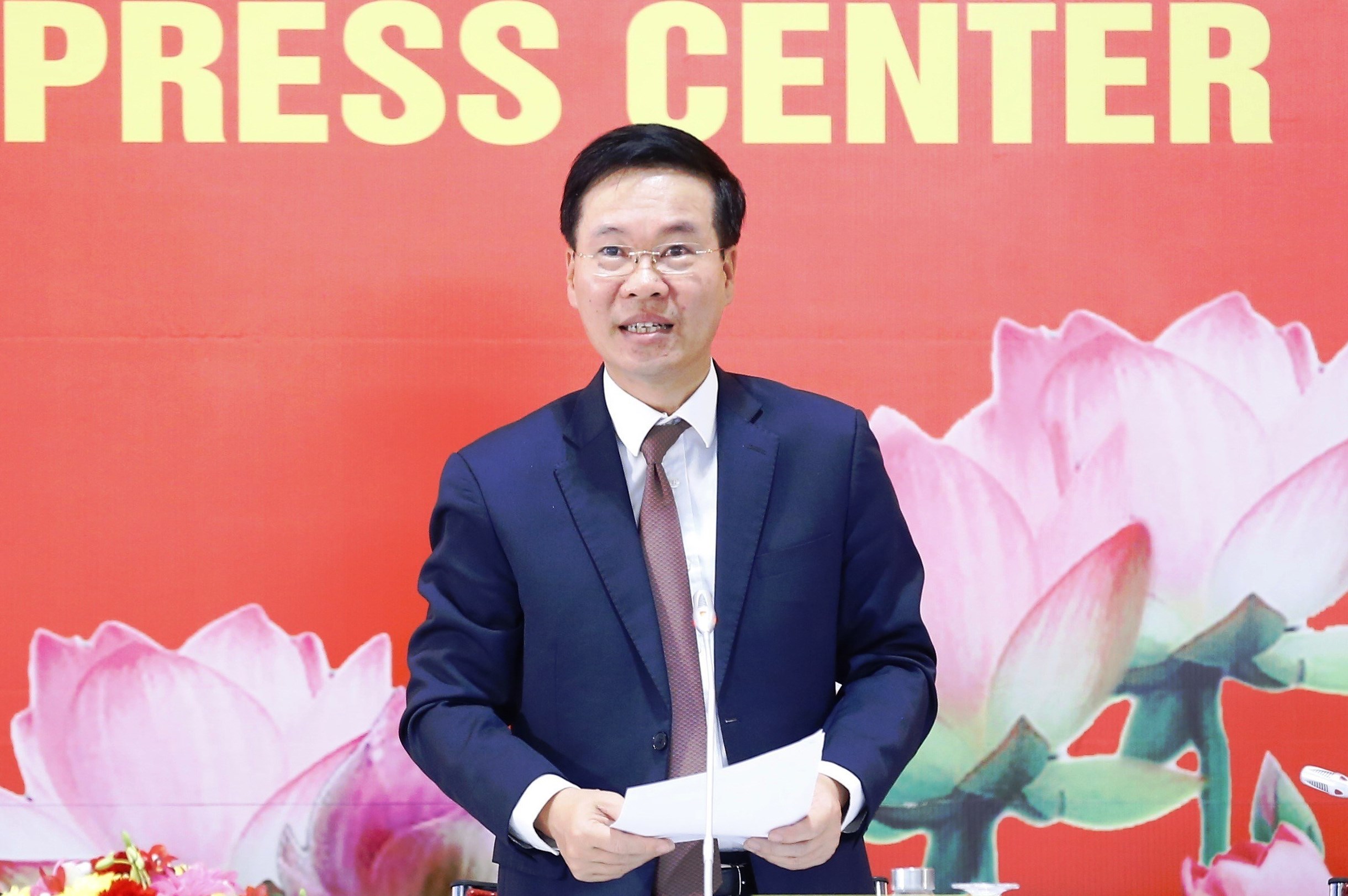 Đồng chí Võ Văn Thưởng, Ủy viên Bộ Chính trị, Bí thư Trung ương Đảng, Trưởng ban Tuyên giáo Trung ương .