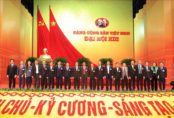 Đoàn đại biểu Đảng bộ Khối Doanh nghiệp Trung ương dự Đại hội.