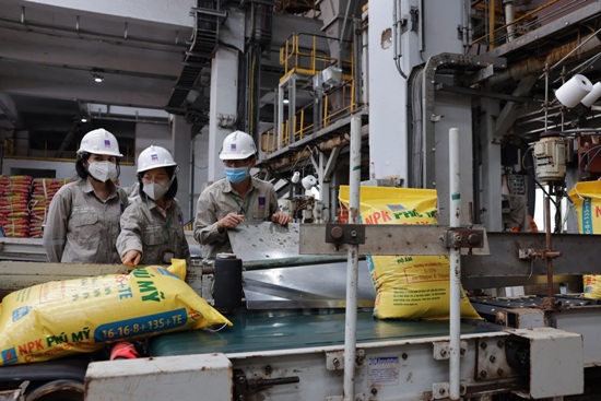 Nhà máy Đạm Phú Mỹ đảm bảo an toàn ở các khâu sản xuất.