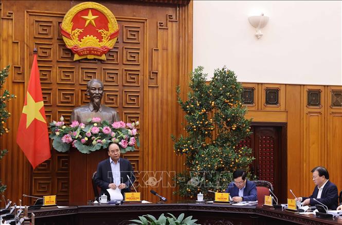 Thủ tướng Nguyễn Xuân Phúc phát biểu.