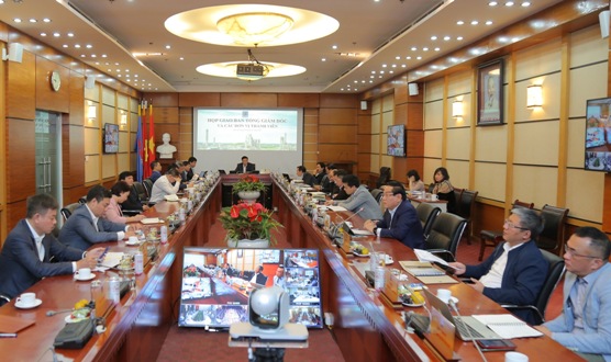 Toàn cảnh họp giao ban lãnh đạo Petrovietnam và lãnh đạo các đơn vị thành viên.