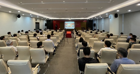 tại điểm cầu Đảng ủy