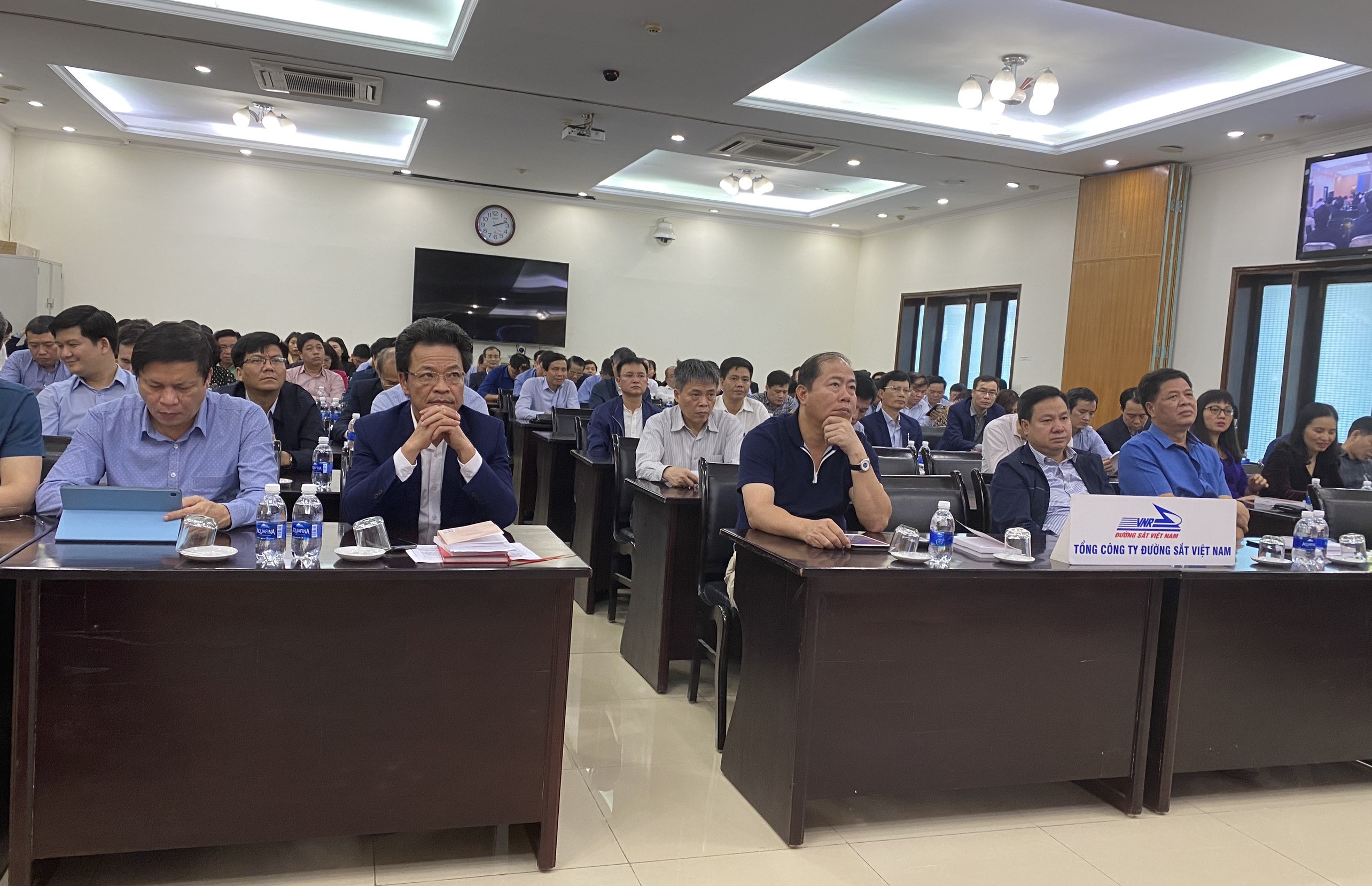 Điểm cầu Đảng ủy Tổng công ty Đường sắt Việt Nam.