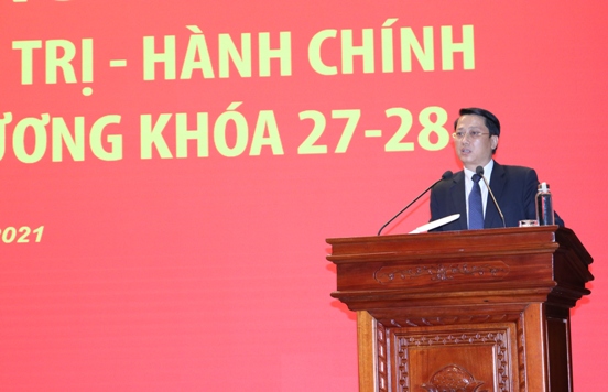 đồng chí Vũ Trí Thắng - Ủy viên BCH Đảng bộ Khối, Giám đốc Trung tâm Bồi dưỡng chính trị Đảng ủy Khối Doanh nghiệp Trung ương