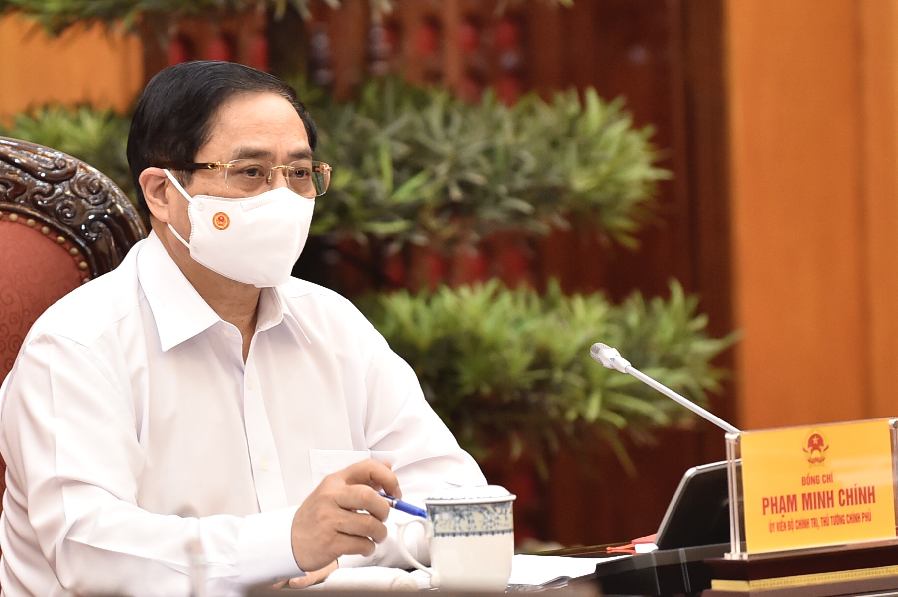 Thủ tướng Phạm Minh Chính nêu rõ, qua 20 ngày của đợt bùng phát dịch thứ 4, đến giờ này, chúng ta vẫn cơ bản kiểm soát được tình hình trên cả nước, chưa phát hiện ổ dịch mới không rõ nguồn lây.