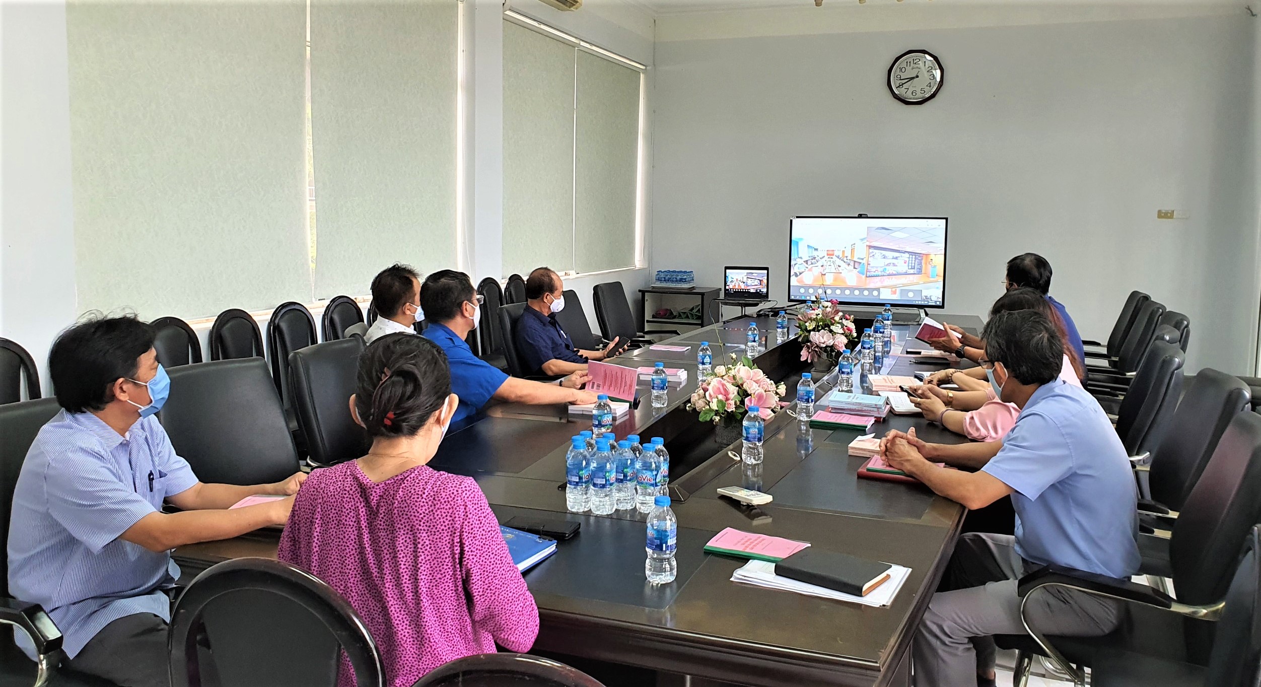 Học tập, quán triệt Nghị quyết tại các điểm cầu thuộc Đảng bộ Tập đoàn.