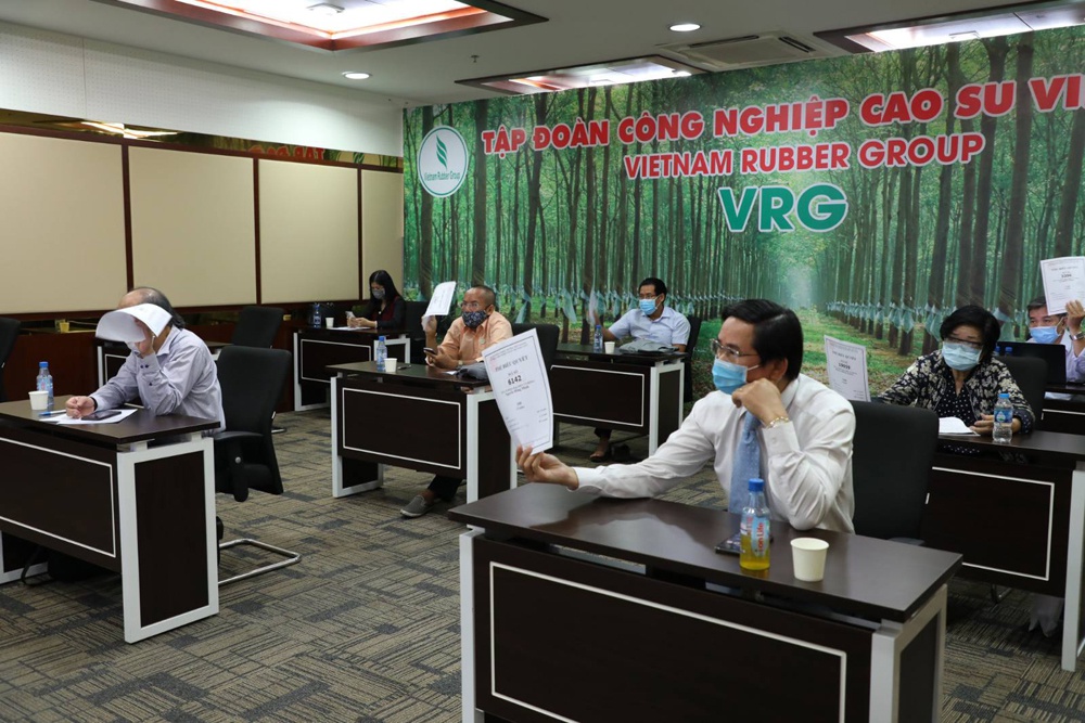 VRG tổ chức thành công Đại hội đồng cổ đông thường niên năm 2021, đảm bảo giãn cách theo các quy định tại Chỉ thị số 10/CT-UBND ngày 19.6.2021 của Chủ tịch UBND TP.HCM về siết chặt và tăng cường các biện pháp phòng chống Covid -19 trên địa bàn TP.HCM