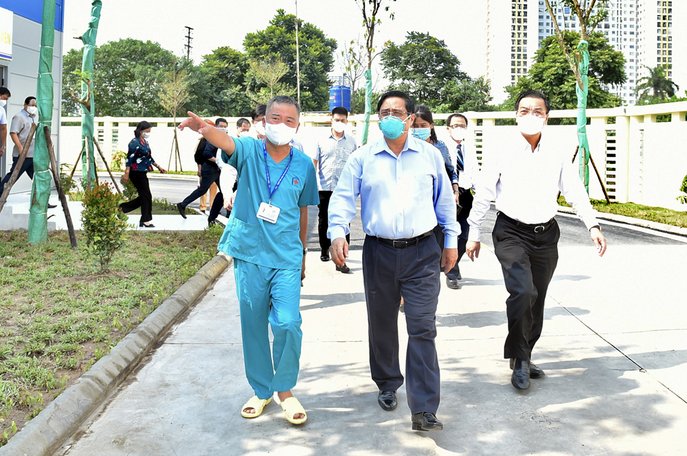 Thủ tướng Chính phủ Phạm Minh Chính kiêm tra.